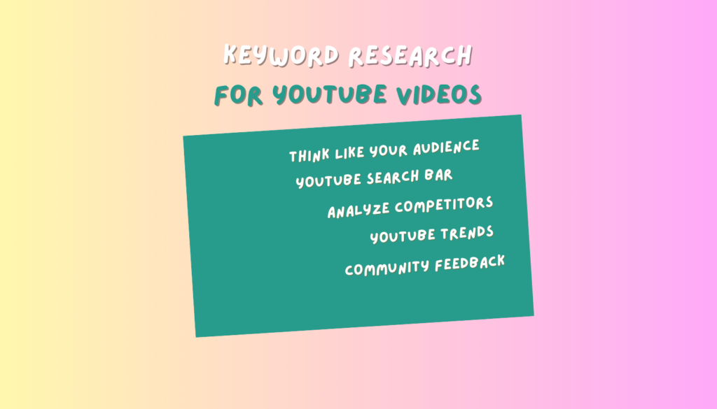 Keyword Research for YouTube Videos