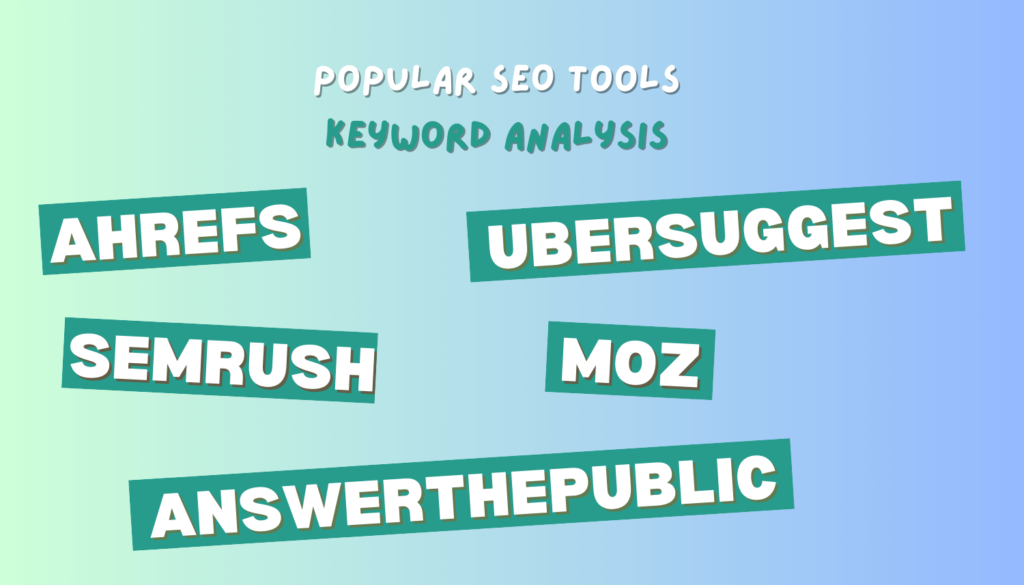 Popular SEO Tools for Keyword Analysis